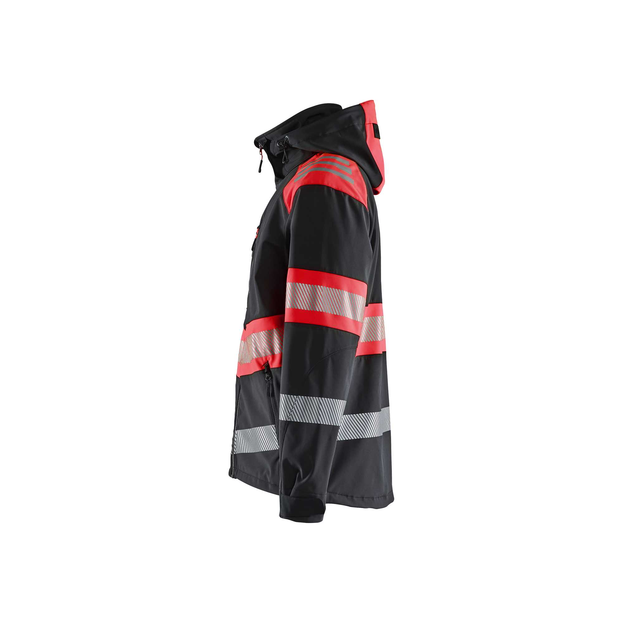 BLAKLADER 44942513 Hi Vis Softshell Jacket Softshell Work Jacket MEN - Waterproof